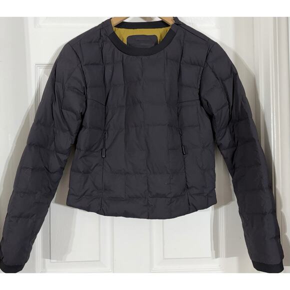 North Face Black Cryos 800 Down Cagoule Pullover Jacket Snowboard CREW Top XS - Picture 1 of 6